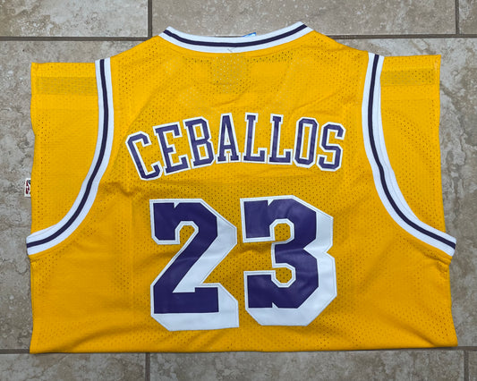 CEBALLOS #23 LA LAKER HOME JERSEY